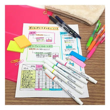 画像をギャラリービューアに読み込む, ＃ジャストフィット　モジニライン　オレンジ ゼブラ --- ジャストフィット蛍光ペン モジニライン【10本】 WKS22 オレンジ : Just Fit Mosini Line Orange :4901681431595

