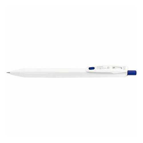 ＃サラサ　Ｒ　０．４　白／青 ゼブラ --- 【10個セット】サラサ R 0.4 白/青 JJS29-R1-BL 4901681485437 : Sarasa R 0.4 White/Blue :4901681485437