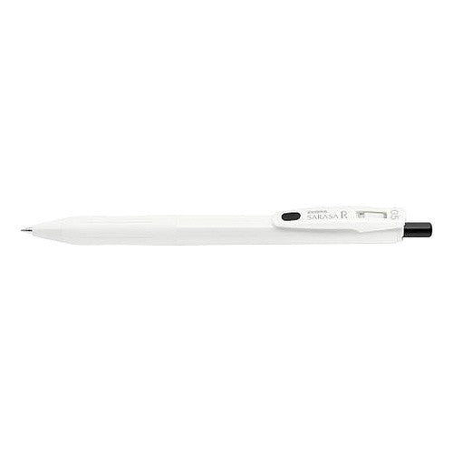 ＃サラサ　Ｒ　０．５　白／黒 ゼブラ --- 【10個セット】サラサ R 0.5 白/黒 JJ29-R1-BK2 4901681485529 : Sarasa R 0.5 White/Black :4901681485529