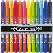画像をギャラリービューアに読み込む, ＃マッキー極細　１２色セットＣ ゼブラ(ZEBRA) --- ゼブラ マッキー 極細 12色セット MCF-12C : Mackie extra fine 12 colors set C :4901681506606
