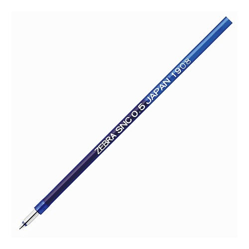 ＃ＳＮＣ－０．５芯　青 ゼブラ --- エマルジョンボールペン替芯0.5mm 青 ブレン多色用 RSNC5-BL 【× 3 本 】 : SNC-0.5 core blue :4901681531424