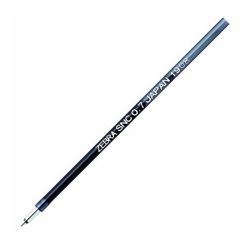 ＃ＳＮＣ－０．７芯　黒 ゼブラ --- ブレン エマルジョンボールペン 替芯 0.7mm 黒 : SNC-0.7 core black :4901681531516