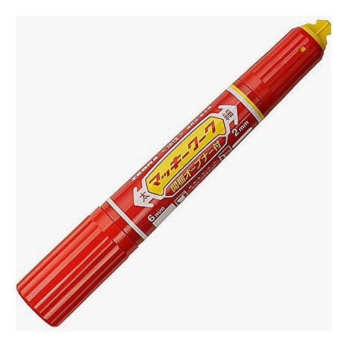 ゼブラマッキーワーク赤油性ペン
