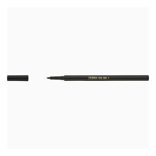 ＃ゼブラ 水性ペン クリッカート替芯 WS芯 黒 P-RWS-BK --- : Zebra water-based pen Clickart refill WS lead black P-RWS-BK :4901681660018