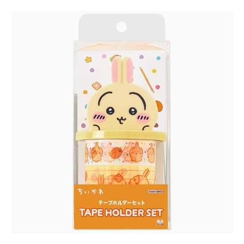 ＃チイカワ・テープホルダーセット ウサギ : サンスター文具(株) : Chikawa Tape Holder Set Rabbit : 4901770180007 :4901770180007