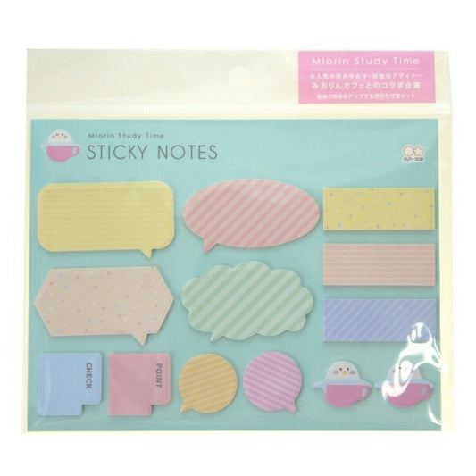 SUN-STAR ｻﾝｽﾀｰ文具 手帳小物 ･ 付箋ｾｯﾄ みおりん StudyTimeC 付箋紙 ﾎﾟｽﾄｲｯﾄ ふせん かわいい おしゃれ 吹き出し 小さい ｷｬﾗｸﾀｰ ﾒﾓ帳 ｽｹｼﾞｭｰﾙ帳 手帳のﾀｲﾑｷｰﾊﾟｰ :4901770679785