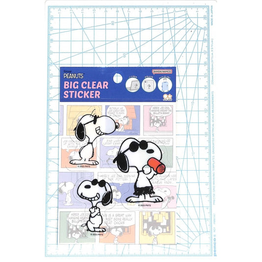 ＃スヌーピー ＃ﾋﾞｯｸﾞｸﾘｱｽﾃｯｶｰPNCSｼﾞｮｰ･ｸｰﾙ --- サンスター文具(Sun-Star Stationery) シール クリアステッカー COMICAL SCENES ジョー・クール S8588376 : snoopy Big clear s : snoopy Big clear sticker PNCS  :4901770724591