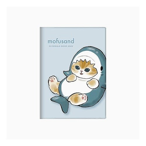 ＃手帳月間Ｂ６カバー　ｍｏｆｕｓａｎｄ　サメにゃん サンスター文具(株) :4901770749853