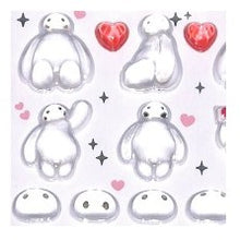 画像をギャラリービューアに読み込む, ＃ディズニー　ベイマックス　ボンボンドロップシール　A柄 BONBON DROP 立体シール ぷっくり 癒し系キャラ ホワイト シンプル 可愛いステッカー ｻﾝｽﾀｰ :4901770776958
