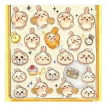 画像をギャラリービューアに読み込む, ＃ﾎﾞﾝﾎﾞﾝﾄﾞﾛｯﾌﾟ ｼｰﾙ うさぎ 立体ステッカー 表情シール かわいい 癒し系 ちいかわ サンスター文具(株) :4901770777139
