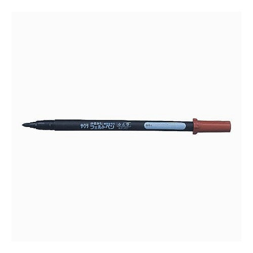 ＃フェルトペン　黒軸　太字 サクラクレパス --- 水性マーカー かきかたフェルトペン太字 FK-L#49 くろ : Felt pen black shaft bold :4901881112614