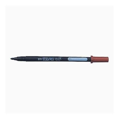 ＃フェルトペン　黒軸　太字 サクラクレパス --- 水性マーカー かきかたフェルトペン太字 FK-L#49 くろ : Felt pen black shaft bold :4901881112614