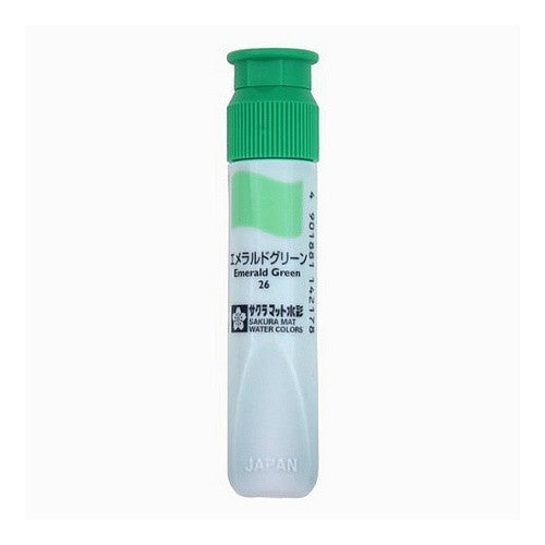 ＃マット水彩ポリチューブ１２ｍｌ　エメラルドグリーン (株)ｻｸﾗｸﾚﾊﾟｽ :4901881142178