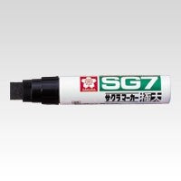 ＃マーカーＳＧ７極太　黒 サクラクレパス --- 油性ペン SG7 極太 JGK#49 黒 : Marker SG7 extra thick black :4901881155130