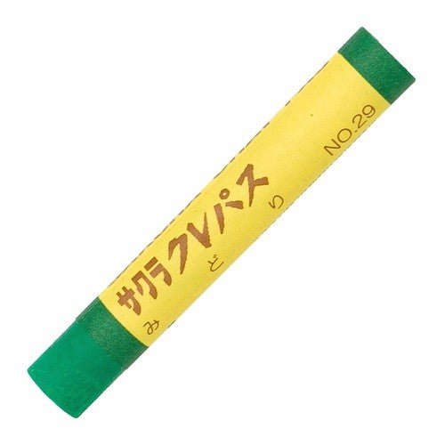 クレパス太巻　単色　緑