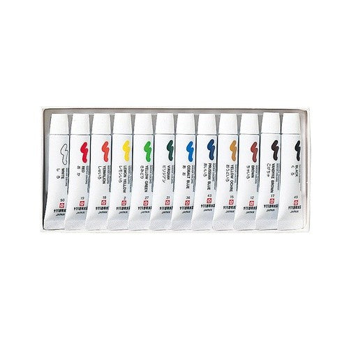 ＃透明水彩１２色ラミネートチューブ５ｍｌ (株)ｻｸﾗｸﾚﾊﾟｽ :4901881834585