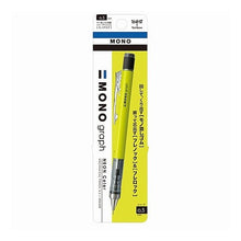 画像をギャラリービューアに読み込む, ＃シャープモノグラフネオンカラーネオンＣ トンボ(Tombow) --- トンボ鉛筆 MONO シャーペン モノグラフ 0.5mm 振り子式 ネオンイエロー DPA-134C : Sharp monograph neon color neon C :4901991059618
