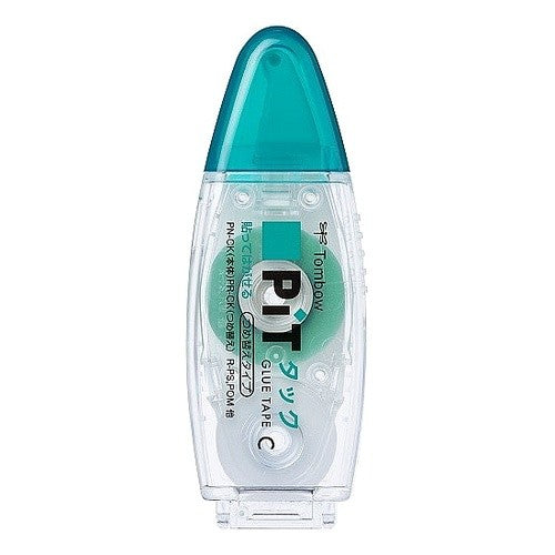 ＃テープのりピットタックＣ トンボ(Tombow) --- トンボ鉛筆 テープのり 貼ってはがせる PiT タックC 本体 (つめ替えタイプ) コンパクト 8.4mm×7ｍ PN-CK : Tape glue pit tack C :4901991654684