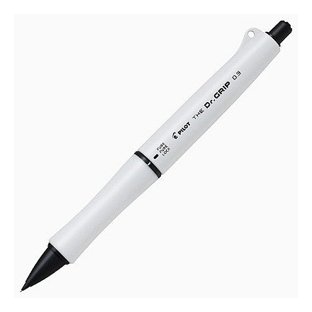 ＃ｻﾞ･ﾄﾞｸﾀｰｸﾞﾘｯﾌﾟ 0.3mm ﾌﾞﾗｯｸｱｸｾﾝﾄ ﾏｯﾄﾎﾜｲﾄ --- : The Doctor Grip 0.3mm Black Accent Matte White :4902505677717
