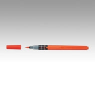 Pentel Red Ink Fude Brush Pen <Medium> Pentel Medium :4902506142023