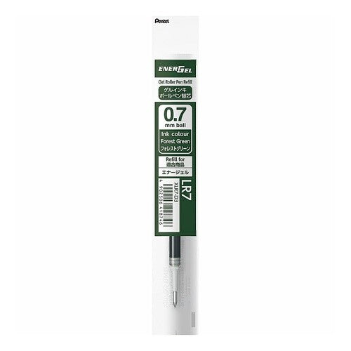 ＃ぺんてる ボールペン替芯 エナージェル用 0.7mm フォレストG XLR7-D3 : ぺんてる(株) : Pentel Ballpoint Pen Refill for Energel 0.7mm Forest G XLR7-D3 : 4902506418746 :4902506418746