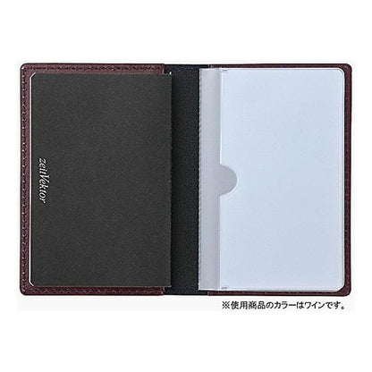 zeitVektor ｶｰﾄﾞﾎﾙﾀﾞｰ付ﾒﾓﾉｰﾄ ﾌﾞﾗｳﾝ