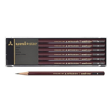 ＃ユニＳ　　Ｂ 三菱鉛筆(Mitsubishi Pencil) --- 三菱鉛筆 鉛筆 ユニスター 6角 B USB : Uni S B :4902778001738