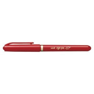 ＃リサイクル水性サインペン・リブ　赤 三菱鉛筆 uni 三菱水性サインペン リブ 赤 : Recycled water-based felt pen/rib red :4902778138298