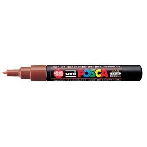 ＃ポスカ　ＰＣ－１Ｍ　茶　２１ --- : Posca PC-1M Brown 21 :4902778654040