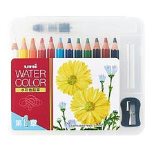 Load image into Gallery viewer, ユニＷＣぬり絵用コンパクトセット１２色１ Mitsubishi Pencil Uni WC coloring book compact set 12 colors 1
