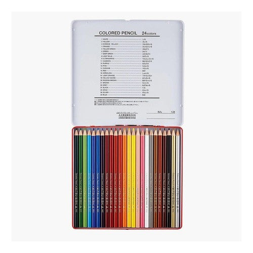 Colored Pencils 880, 24 colors, P(N) Mitsubishi Colored Pencils 880, Mitsubishi Pencil: 4902778973820