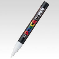 ＃ポスカ＃ＰＣ－３Ｍ　白　１ 三菱鉛筆(株) --- 三菱鉛筆 ポスカ 細字 白 PC3M.1 三菱鉛筆(Mitsubishi Pencil) | Mitsubishi Pencil Posca PC-3M White 1 :4902778975398