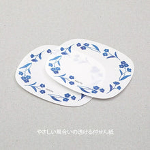 Load image into Gallery viewer, MIDORI Designphil Midori Notebook Accessories - See-through Blue Floral Pattern Sticky Notes, Post-it Notes, Cute and Stylish Speech Bubble Small Character Notepad, Schedule Book, Notebook Timekeeper: 4902805190817
