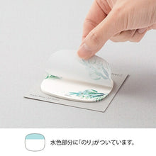 Load image into Gallery viewer, MIDORI DESIGNPHIL MIDORI Notebook Accessories - Translucent Leaf Pattern Sticky Notes, Post-it Notes, Cute and Stylish, Speech Bubble, Small, Character, Memo Pad, Schedule Book, Notebook Timekeeper: 4902805190824
