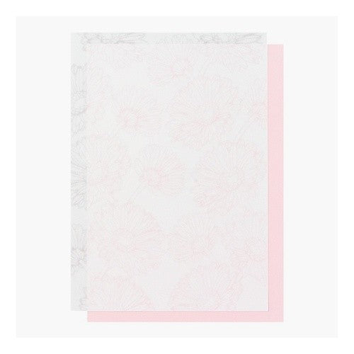 便箋<B5> 透かし和紙 ﾋﾟﾝｸﾌﾞｰｹ柄
