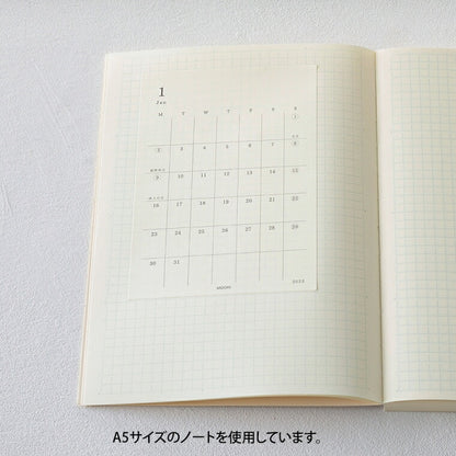 手帳 ｽｹｼﾞｭｰﾙ帳 MIDORI ﾃﾞｻﾞｲﾝﾌｨﾙ･ﾐﾄﾞﾘ 2023 年 1月始まり 2022年 12月始まり 月間式(月間ﾌﾞﾛｯｸ) A6 MDﾀﾞｲｱﾘｰｼｰﾙ S ﾀﾞﾌﾞﾙｽｹｼﾞｭｰﾙ 日の長さ おしゃれ 可愛い ｷｬﾗｸﾀｰ 手帳ｶﾊﾞｰ 手帳のﾀｲﾑｷｰﾊﾟｰ :4902805220613