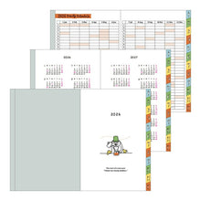 Load image into Gallery viewer, [SALE Price★] DESIGNPHIL MIDORI 2026 January Start Diary Weekly Left (Horizontal) B6 Pocket Diary Dog Cat Flower Bird Ojisan Design Adult Cute Diary Planner Timekeeper Diary: 4902805273466

