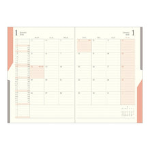 Load image into Gallery viewer, DESINPHIL MIDORI 2026 October 2025 Start Monthly Block B6 Double Schedule Money Planner Stylish Simple Diary Household Ledger Schedule Book Timekeeper of Notebooks :4902805220514
