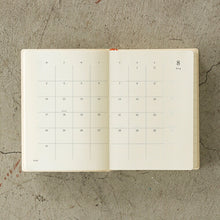 Load image into Gallery viewer, DESINPHIL MIDORI DESIGNPHIL MIDORI 2026 Starts December 2025 Monthly Planner (Block) A6 MD Notebook Diary A6 size 1 day 1 page MD Paper Simple Design Cute for Adults Diary Schedule Book Timekeeper of Notebooks :4902805220590
