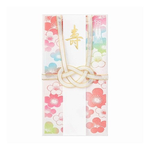 金封４８４　結婚祝　華色透かし　梅柄
