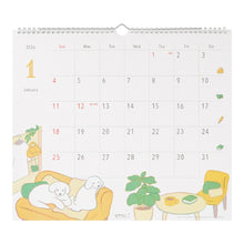 Load image into Gallery viewer, #26年壁掛ｶﾚﾝﾀﾞｰ<L>ｶﾝﾄﾘｰﾀｲﾑ花柄 ミドリ(MIDORI) DESIGNPHIL :4902805313766 :4902805313735
