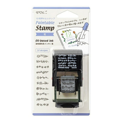 MIDORI ﾐﾄﾞﾘ ｽﾀﾝﾌﾟ ･ ｽﾀﾝﾌﾟ回転印 花柄 ｽﾀﾝﾌﾟ台 ｲﾝｸ かわいい ｷｬﾗｸﾀｰ 手帳 ｲﾗｽﾄ 6mm 5個 3個 ごほうびｽﾀﾝﾌﾟ 事務 先生  ｽｹｼﾞｭｰﾙ帳 手帳のﾀｲﾑｷｰﾊﾟｰ :4902805354431