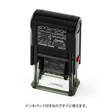 Load image into Gallery viewer, MIDORI Stamp, Rotating Stamp, Ribbon Pattern, Stamp Pad, Ink, Cute, Character, Planner, Illustration, 6mm, 5 Pieces, 3 Pieces, Reward Stamp, Office, Teacher, Schedule Book, Planner Timekeeper: 4902805354448
