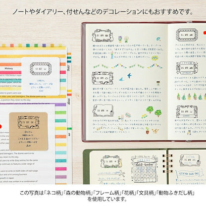 MIDORI ﾃﾞｻﾞｲﾝﾌｨﾙ･ﾐﾄﾞﾘ ｽﾀﾝﾌﾟ ･ 回転印 日付 花柄 ｽﾀﾝﾌﾟ台 ｲﾝｸ かわいい ｷｬﾗｸﾀｰ 手帳 ｲﾗｽﾄ 6mm 5個 3個 ごほうびｽﾀﾝﾌﾟ 事務 先生 ｽｹｼﾞｭｰﾙ帳 手帳のﾀｲﾑｷｰﾊﾟｰ :4902805354554