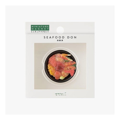 ＃マグネット　１個入　海鮮丼柄 : (株)ミドリ : Magnet, 1 piece, seafood bowl pattern : 4902805434164