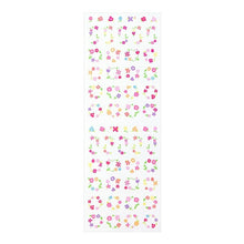 Load image into Gallery viewer, MIDORI Stickers - Small Floral Sticker Notebook Lucky Bag Round Stylish Album Decoration Heart Lots of Stickers Smartphone Reward Flower Cute Schedule Book Time Keeper :4902805822077
