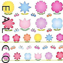 Load image into Gallery viewer, DESIGNPHIL MIDORI Seal 2278 Clear Floral Sticker Set for Planner Decoration Reward Flower Alphabet Planner Diary Timekeeper :4902805822787
