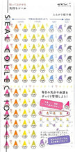 Load image into Gallery viewer, MIDORI Midori Stickers and Seals 2303 Kimochi Tongari Pattern Sticker Book Lucky Bag Round Stylish Album Decoration Heart Large Quantity Stickers Smartphone Reward Flower Cute Schedule Book Diary Timekeeper: 4902805823036
