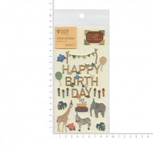 Load image into Gallery viewer, #Seal 2514PCM Title: Birthday Animal Pattern --- Midori <Japan seal> :4902805825146
