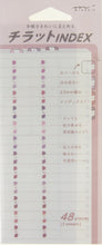 Load image into Gallery viewer, ｲﾝﾃﾞｯｸｽﾗﾍﾞﾙ<S>ﾁﾗｯﾄ数字ﾋﾟﾝｸ ミドリ ミドリ(MIDORI) :4902805826051
